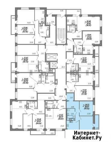 2-к квартира, 60 кв.м., 12/16 эт. Брянск - изображение 1