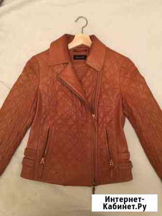 Кожаная куртка massimo dutti. Размер S Нижний Новгород