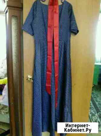 Платье атласное в пол Астрахань