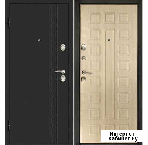 Входная дверь дверной континент сити 1 дуб белёный Санкт-Петербург - изображение 1