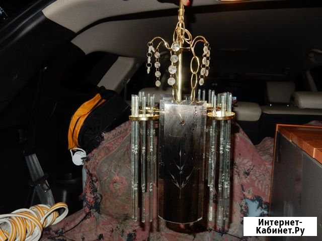 Люстра стеклянная, б/у Сыктывкар - изображение 1