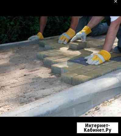 Укладка тротуарной плитки под ключ Санкт-Петербург