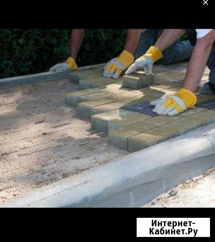 Укладка тротуарной плитки под ключ Санкт-Петербург - изображение 1