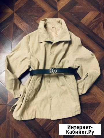 Плащ тренч Пальто замша Италия Курган - изображение 1