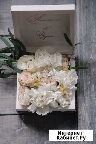 Шкатулка для свадебных колец Новосибирск - изображение 1