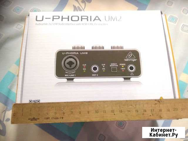 Внешняя звуковая карта Behringer U-Phoria UM2 Ярославль - изображение 1