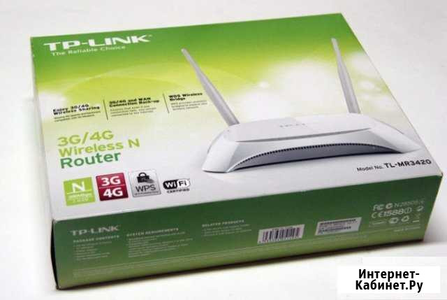 Роутер беспроводной TP-link TL-MR3420 + USB Калининград - изображение 1