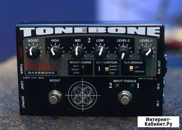 Басовый преамп Radial Tonebone Bassbone Краснодар - изображение 1