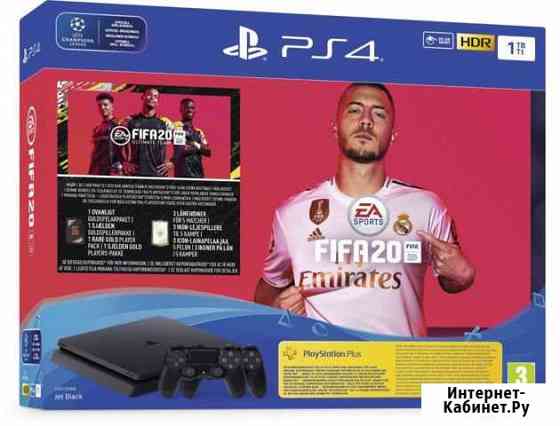 SP 4 Slim 1 Tb + fifa 20 + Dualshock 4 под заказ Петрозаводск