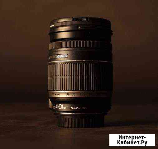 Объектив Canon EF-S 18-200 mm f/3.5-5.6 IS Тюмень