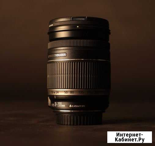 Объектив Canon EF-S 18-200 mm f/3.5-5.6 IS Тюмень - изображение 1