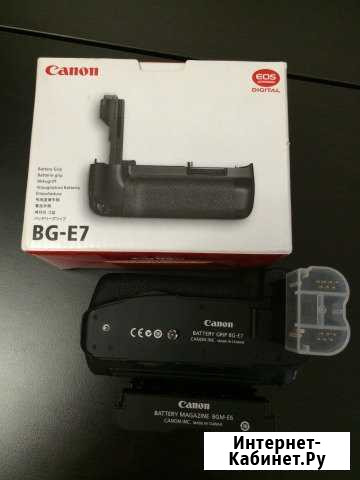 Батарейный блок Canon BG E7 к EOS 7D Ивантеевка - изображение 1