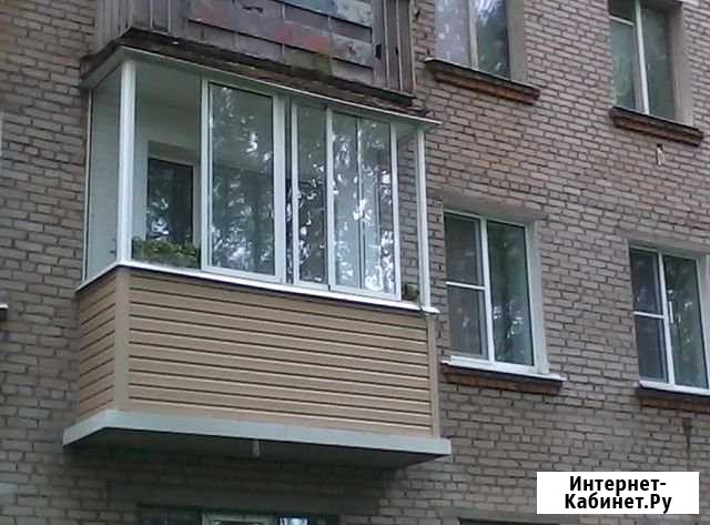 Остекление и отделка балкона Курск - изображение 1
