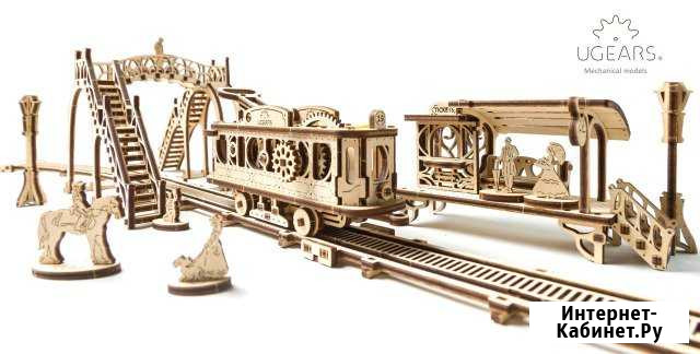 Механическая модель от ugears «Трамвайная линия» Симферополь - изображение 1
