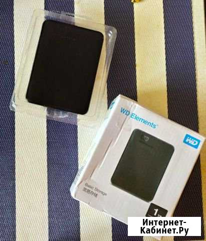 WD Elements Portable 1TB, USB 3.0 внешний жесткий Санкт-Петербург - изображение 1