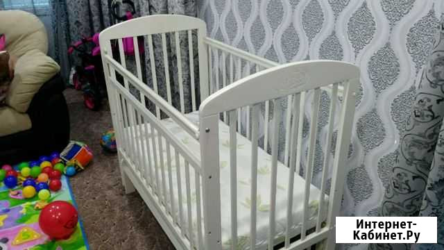 Детская кровать с матрасом Кропоткин - изображение 1