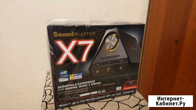 Звуковая карта SB Creative X7 (Новая) Вологда - изображение 1