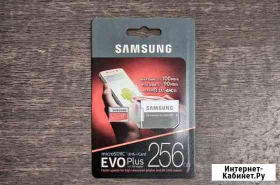 Карта памяти microsdxc SAMSUNG Evo Plus (256 GB) Кострома