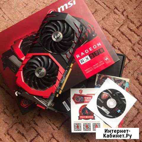 Видеокарта Radeon rx570 4gb MSI Gaming Электросталь