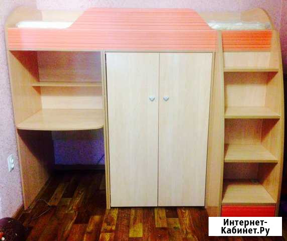 Кровать детская со столом и шкафом Котово - изображение 1