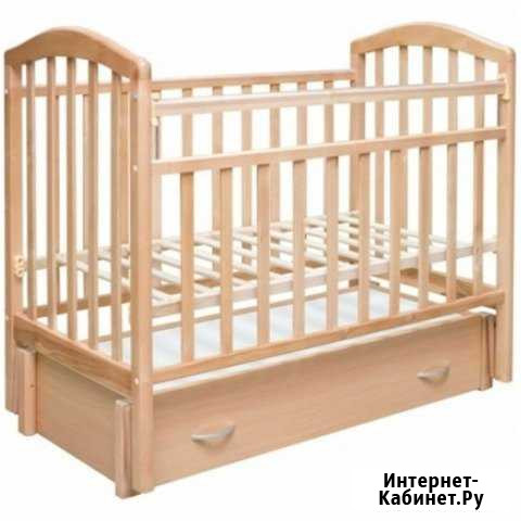 Детская кровать 140х70 с маятником Мытищи - изображение 1