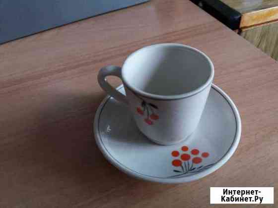 Блюдце Рябинушка Гжель 70-егг Симферополь