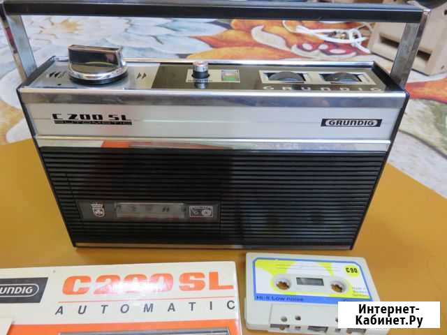Grundig C200 Кассетный магнитофон 1968г Хабаровск - изображение 1