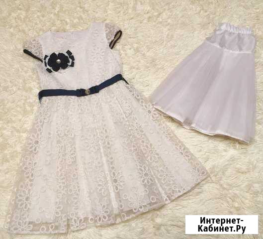 Красивое платье р 140 Боровичи - изображение 1