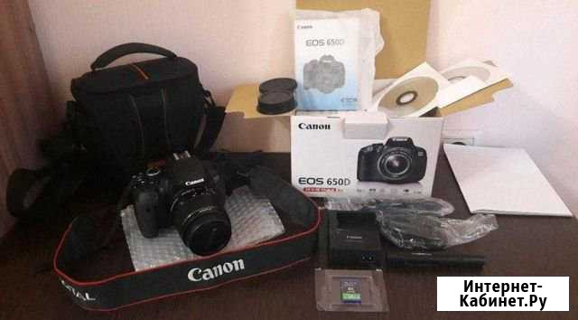 Фотоаппарат Canon eos 650d kit Мосрентген - изображение 1