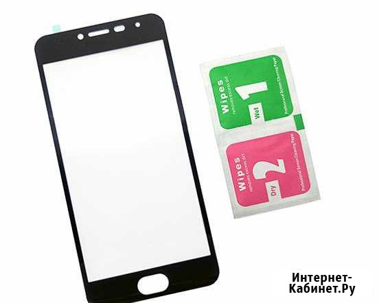 Meizu M3s стекло 3D черное Челябинск - изображение 1