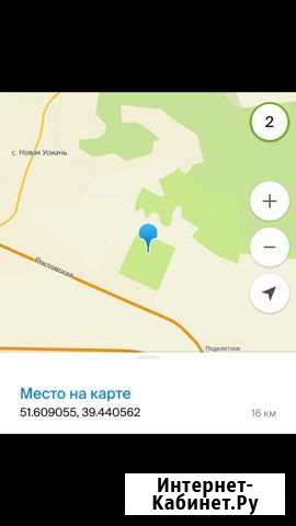 Участок 12 сот. (СНТ, ДНП) Новая Усмань - изображение 1
