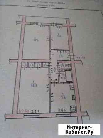 3-к квартира, 67 кв.м., 5/5 эт. Прохладный