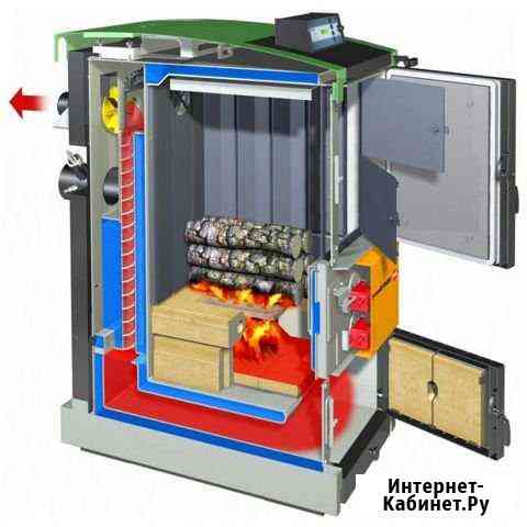 Отопительный котел пиролизный пеллетный угольный Липецк