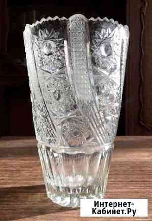 Хрустальная ваза Липецк