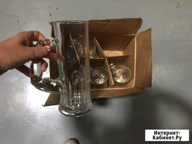 6 шт кружек пивных Muscle Mug 0,5 л Псков - изображение 1