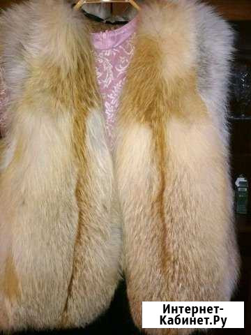 Жилет из меха лисы Омск - изображение 1