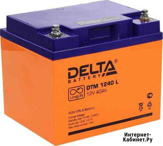 Аккумулятор Delta DTM 1240 L для ибп 12V 40Ah Санкт-Петербург