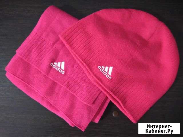 Шапка и шарф Adidas Челябинск - изображение 1