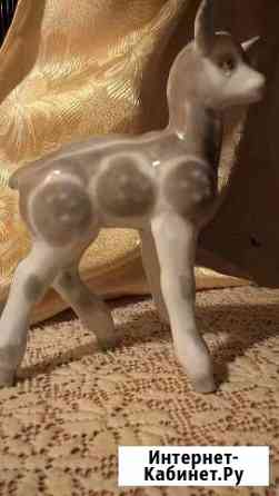 Статуэтка фарфор Олененок Архангельск