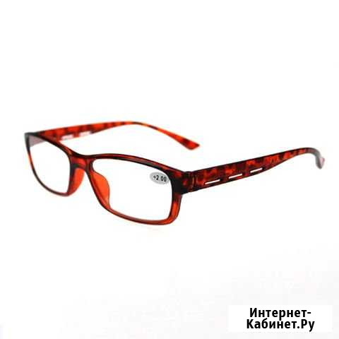 Очки для чтения красно-тигровые Сочи - изображение 1