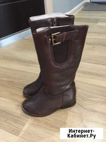 Сапоги детские кожаные Zara 24 размер Сыктывкар - изображение 1