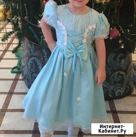 Платье голубое 3-5 лет Казань - изображение 1