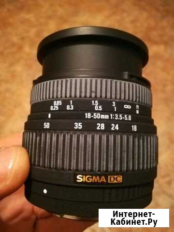 Объектив Sigma 18-50 для Pentax Ульяновск - изображение 1