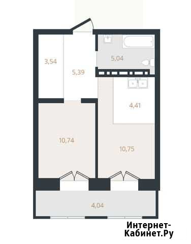 2-к квартира, 39.7 кв.м., 7/11 эт. Новосибирск - изображение 1