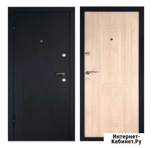 Входная дверь дверной континент лайн 1 дуб белёный Санкт-Петербург - изображение 1