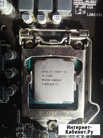 Цп i5-7400 3.00HZ.Материнская плата gigabyt GA-B15 Свободный - изображение 1
