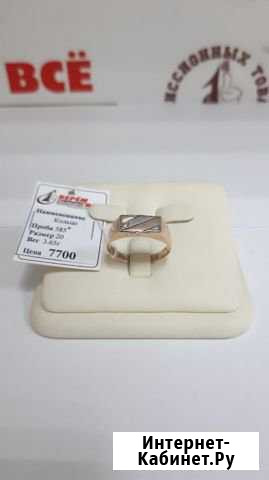 Золотое кольцо 3.65г(кр) Омск - изображение 1