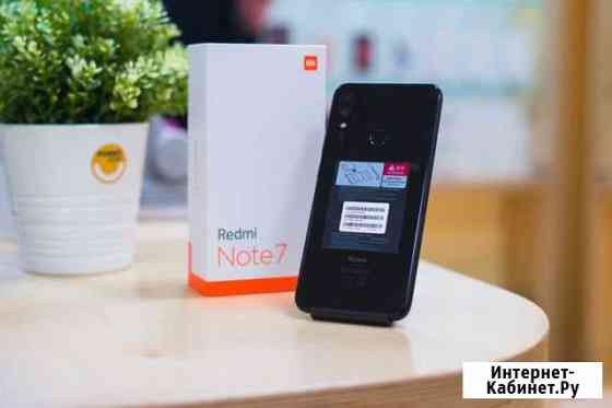 Xiaomi Redmi Note 7 4/64 GB Black Новый Гарантия Великий Новгород