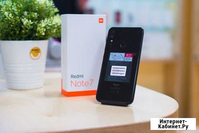 Xiaomi Redmi Note 7 4/64 GB Black Новый Гарантия Великий Новгород - изображение 1