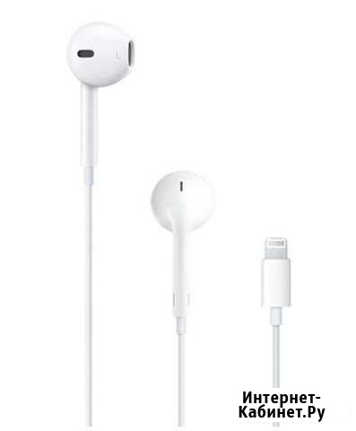 Наушники с микрофоном Apple EarPods with Lightning Воронеж - изображение 1